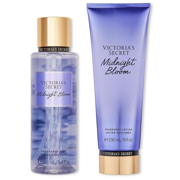 VS Victoria's Secret Midnight Bloom Fragrance Lotion and Mist Set NEW - Picture 1 of 6